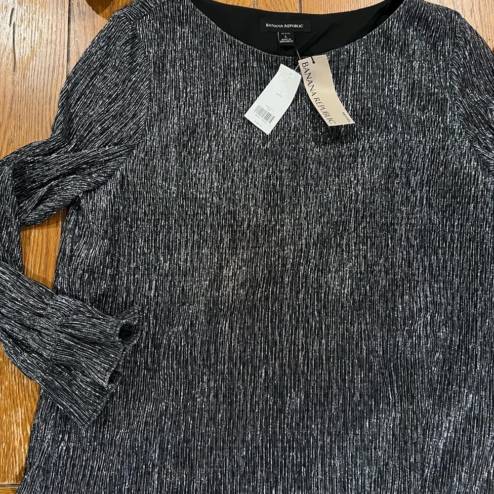 Banana Republic Large Petite shimmer top